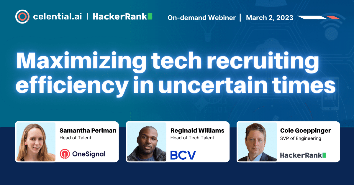 Maximizing Tech Recruiting Efficiency Webinar