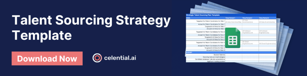 Talent sourcing strategy template download