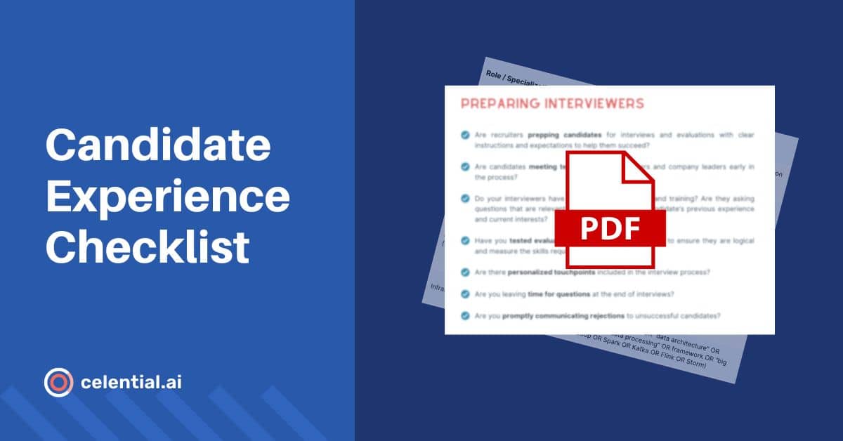 Candidate experience checklist image